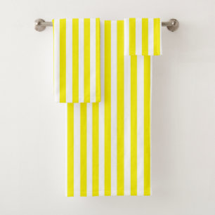 Yellow Striped Towels