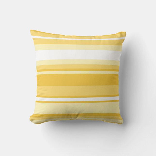 Yellow stripes cushion (Front)