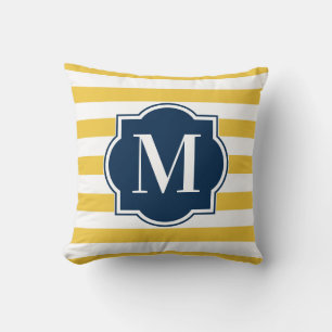 Yellow Stripes Cushion