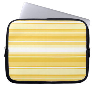Yellow stripes laptop sleeve
