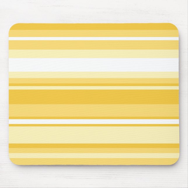 Yellow stripes mouse mat (Front)