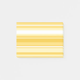 Yellow stripes post-it notes