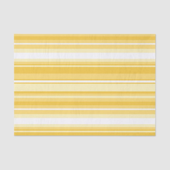 Yellow stripes tissue paper (Front)