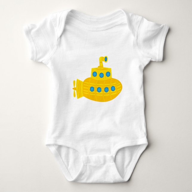 Yellow Submarine Baby Bodysuit (Front)