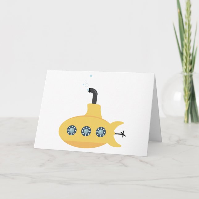 Yellow Submarine Card (Front)
