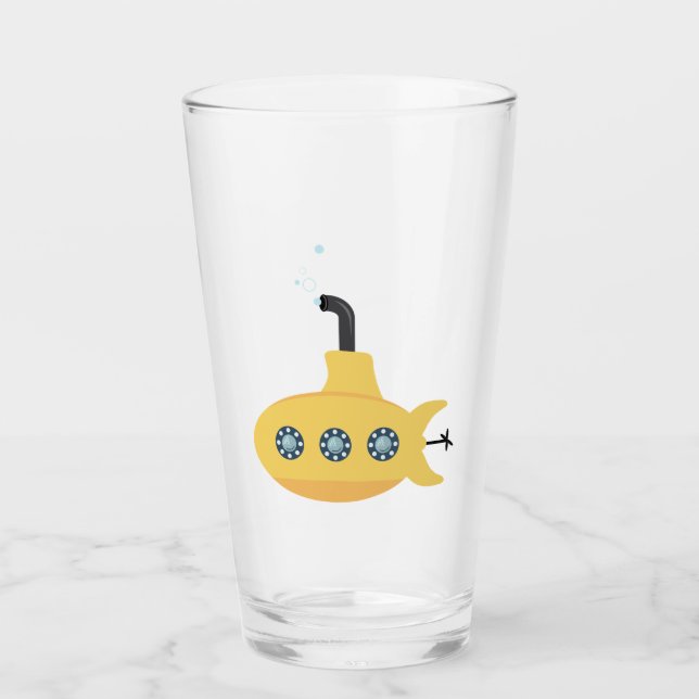 Yellow Submarine Glass (Front)