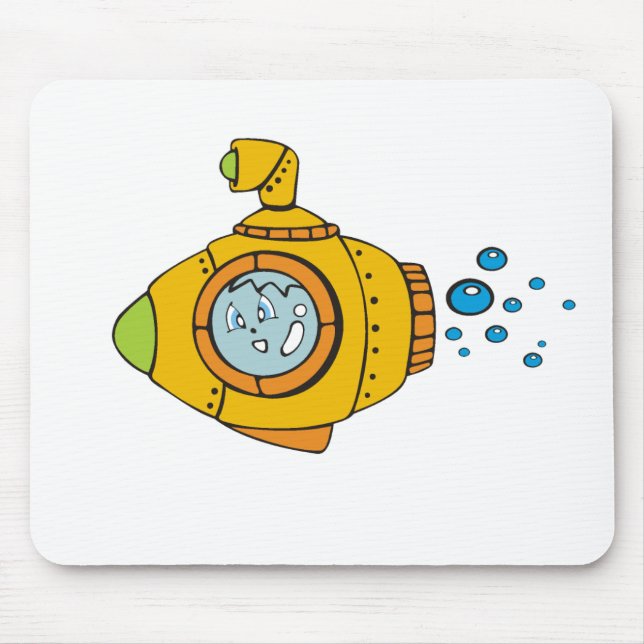 Yellow Submarine Mouse Mat (Front)