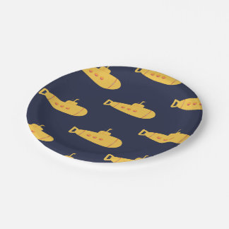 Yellow Submarine Paper Plate