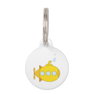Yellow Submarine Pet Tag