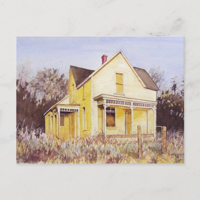 Yellow Summer Home- postcard (Front)