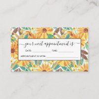 Yellow Summer Sunflower Watercolor Pattern
