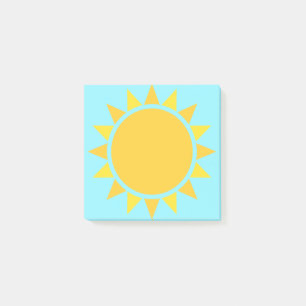 Yellow Sun Emoji Post-it Notes