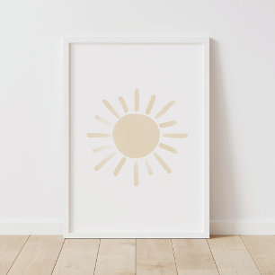 Yellow Sun Gender Neutral Nursery Decor