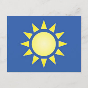 Yellow Sun Postcard