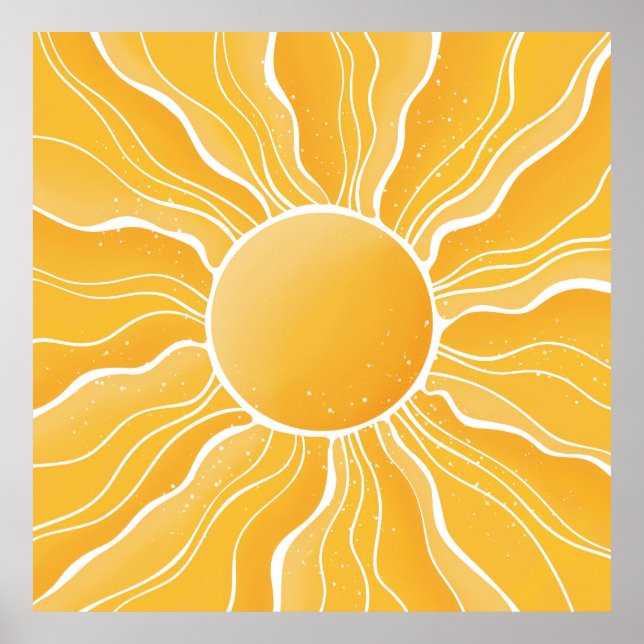 Yellow Sun Poster (Front)