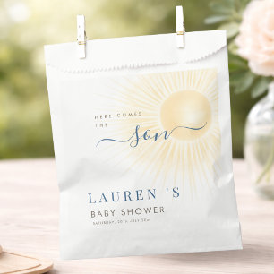 Yellow Sun Sunshine Baby Shower Thank you Favour Bags