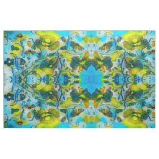 Yellow Sunbeam Floral Fabric