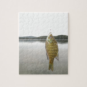 Yellow sunfish at Lake Arrowhead Jigsaw Puzzle