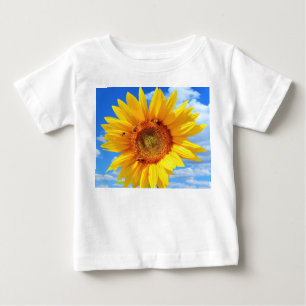 Yellow Sunflower and Bees Baby T-Shirt