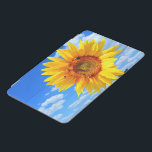 Yellow Sunflower and Bees on Blue Sky - Summer Day iPad Mini Cover<br><div class="desc">Yellow Sunflower and Bees on Blue Sky - Summer Day - Photo Flower Nature - You can also personalise - Choose / Add Your Unique Photo - Image / Text - Name / Colour / Font / Size / more - Make Your Special Gift - Resize and move or remove...</div>