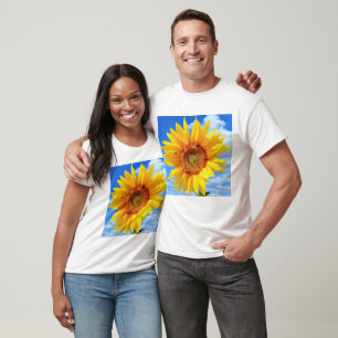 Yellow Sunflower and Bees T-Shirt