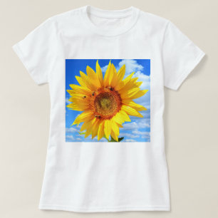 Yellow Sunflower and Bees T-Shirt
