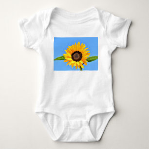Yellow Sunflower Baby Bodysuit