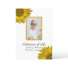 Yellow Sunflower Blossoms Celebration of Life