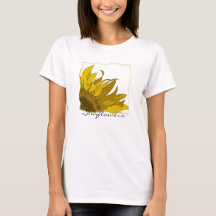 Yellow Sunflower Corner T-Shirt