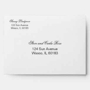 Yellow Sunflower Envelope