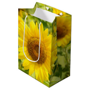 Yellow Sunflower Field Medium Gift Bag