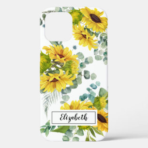 Yellow Sunflower Floral OtterBox iPhone Case