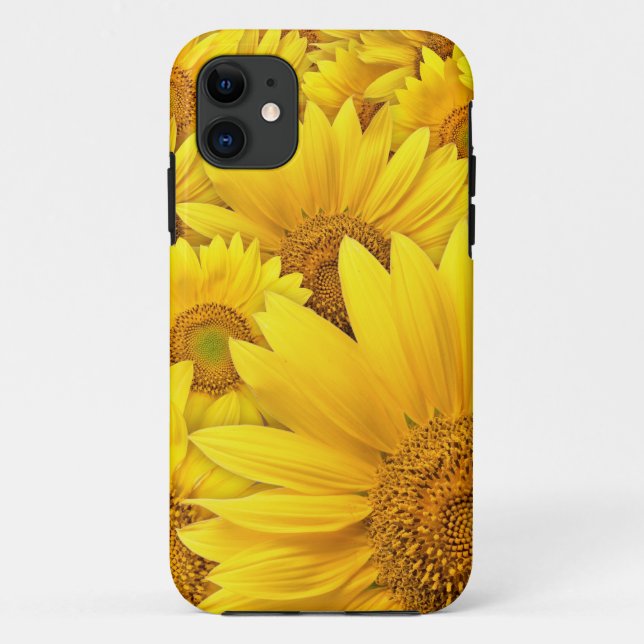 Yellow Sunflower Iphone 5S Case (Back)