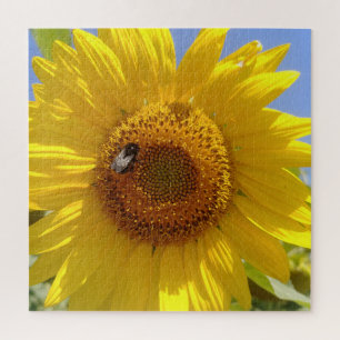 Yellow Sunflower Jigsaw Puzzle