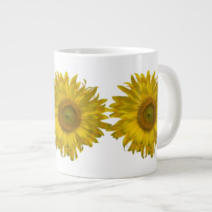 Yellow Sunflower Large Coffee Mug