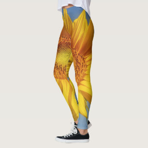 Yellow Sunflower Leggings