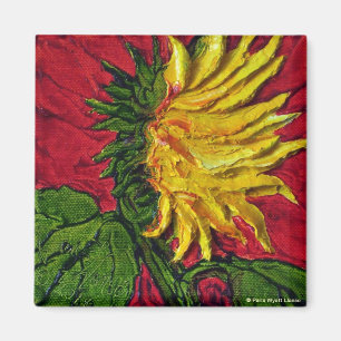 Yellow Sunflower Magnet