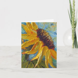 Yellow Sunflower Mothers Day Card