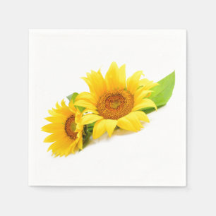 Yellow Sunflower Napkin