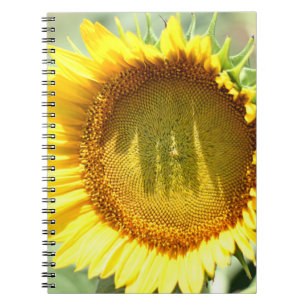 Yellow sunflower notebook