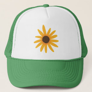 Yellow Sunflower Painting Tats Trucker Hat