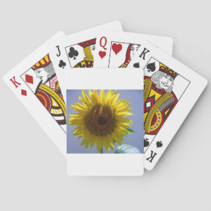 Yellow Sunflower Playing Cards