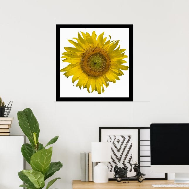 Yellow Sunflower Poster (Home Office)