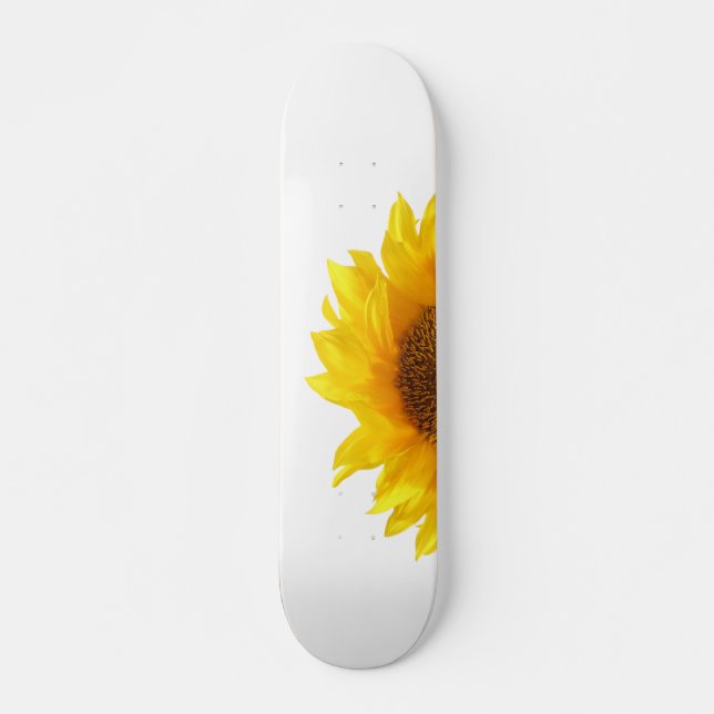 yellow sunflower skateboard (Front)