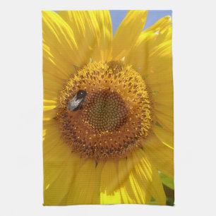Yellow Sunflower Tea Towel