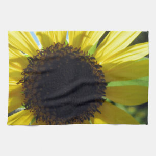 Yellow Sunflower Tea Towel