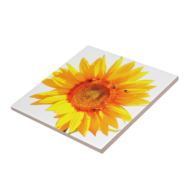 Yellow Sunflower Tile (Side)