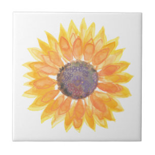 Yellow Sunflower Tile