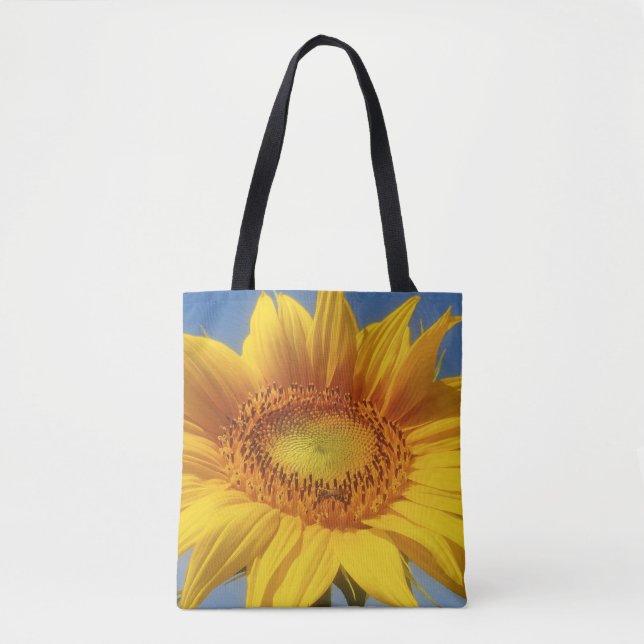Yellow Sunflower Tote Bag (Front)