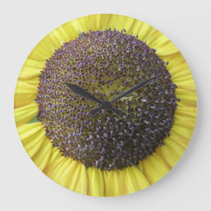 Yellow Sunflower Wall Clock